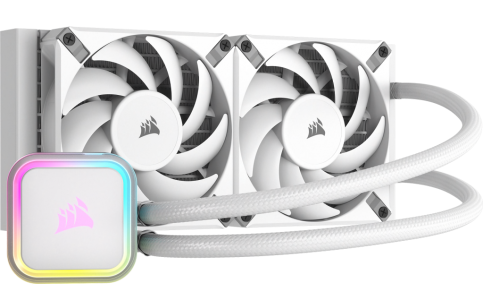 Corsair iCUE H100i RGB Elite Liquid CPU Cooler White