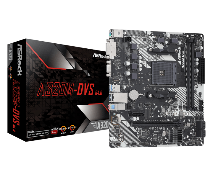 ASRock A320M-DVS R4.0 ASRock A320M-DVS R4.0