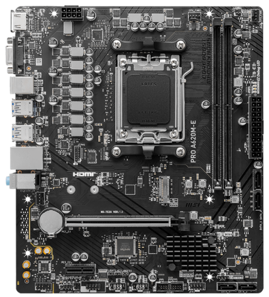 MSI Pro A620M-E MSI Pro A620M-E