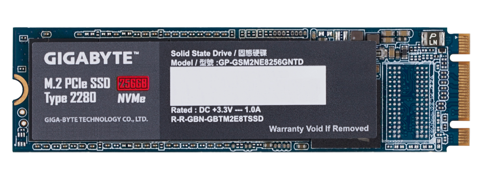 256GB Gigabyte M.2 256GB Gigabyte M.2