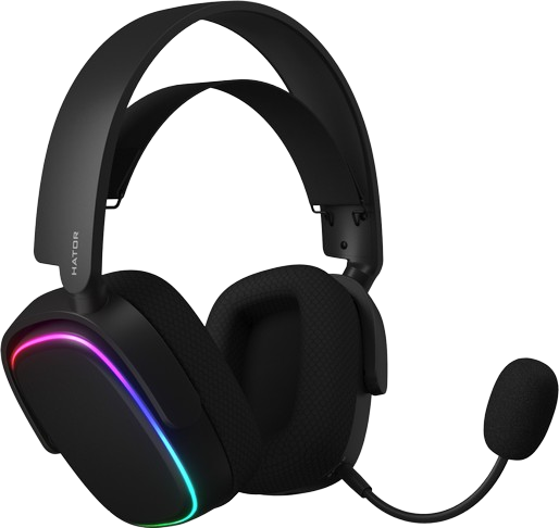 Hator Phoenix Wireless RGB Tri-mode Black Hator Phoenix Wireless RGB Tri-mode Black