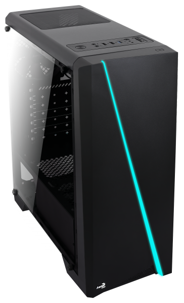 Корпус Aerocool PGS Cylon BG RGB Black без БП Корпус Aerocool PGS Cylon BG RGB Black без БП
